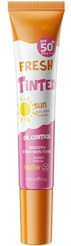 Getönte Sonnencreme: Hellt den Hautton auf natürliche Weise auf, reguliert den Talggehalt für langanhaltenden Halt; leicht und nicht klebrig. [Größe:] 20 g