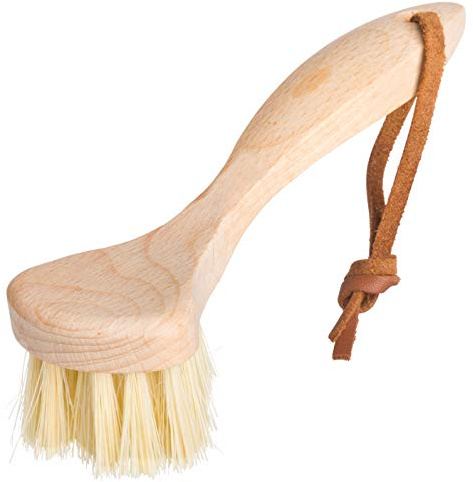 Redecker Waffle Machine Brush with Oiled Beechwood Handle, Stiff Heat-resistant Tampico Fiber Bristles, 6-1/2 inches, Made in Germany