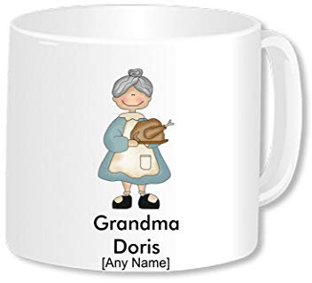 Grandmum Gifts - Personalised Jumbo 20oz Grandma Mug Cup- Novelty Present For Her. Great For Birthday Christmas Mother's Day Grandma Grandmother Nana