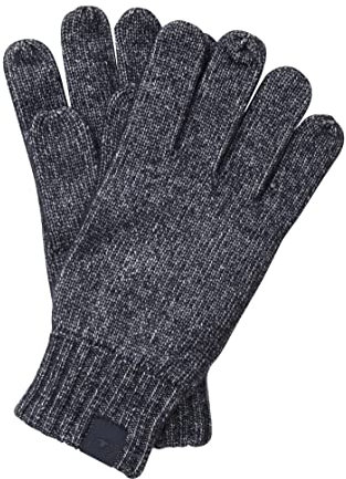 TOM TAILOR Herren Strickhandschuhe 1034624, 13160 - Knitted Navy Melange, S/M