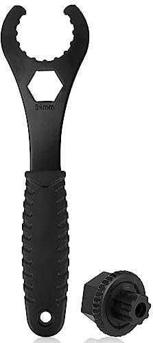 QKURT Centerlock Werkzeug, Tretlager Entferner Kompatibel mit Außenschale BB Entfernen Werkzeug BTM Bracket Tool Shimano Hollowtech II