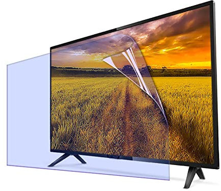 CASEGO Anti-Blaulicht-TV-Displayschutzfolie, ultradünnes Design, hohe Lichtdurchlässigkeit, geeignet für 32-75 Zoll Monitore (40 Zoll 886 x 498 mm)