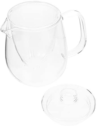 2-teilige Brau-Teekanne, Büro-Teetasse, Herdplatte, transparent, mit Deckel, Krug, Henkelbecher, Behälter, Eisglas, Nacht- und langlebige Teekannen, Teekannen, blühender Herd, duftende Tassen für