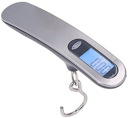 Elektronische Hakenwaage, Angelwaage mit Batterietyp, Digital, 50 Kg, Tragbares Hängegepäck