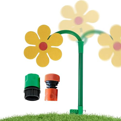 Flower Sprinkler For Kids Pet Water Sprinkler Sprinkler Water Toys Dog Puppy Hydration Cooling Cute Garden Sprinkler Easy To Install Dancing Daisy Sprinkler With Water Pipe Fitting Playin
