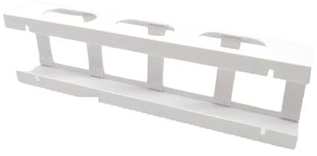 Bandeja Portacables Bajo La Mesa Organizador de cables de escritorio, bandeja de cables debajo del escritorio con abrazadera, soporte de cables, enrollador de cables, soporte de gestión de orden de es