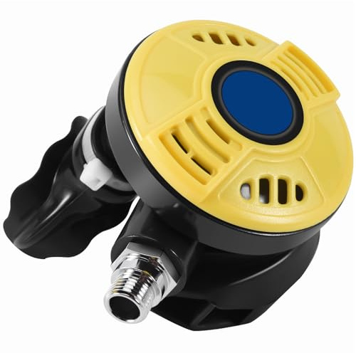 Asyduey Tauchen Tauchen 2. Stufe Atemen Regler Professioneller Unterwasser Tauchen Oktopus Atemen Regler ZubehöR-Gelb