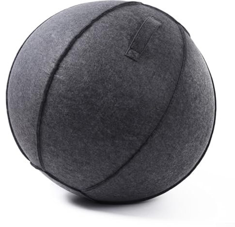 Serenophile Yoga-Ball-Abdeckung, Filzhülle, erhältlich in mehreren Größen, für Pilates, Schwangerschaft und Physiotherapie (65 cm)