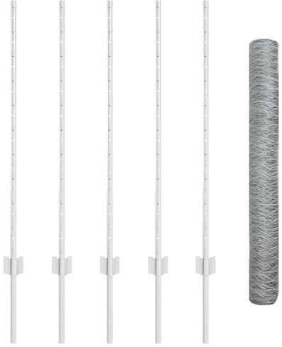 vidaXL Stängsel med stolpe Silver 1 x 10 m Stål, Justerbar utomhusavskiljare, modern trädgårdsgrind, hållbar avdelare, mångsidig privacypartition för bakgårdar