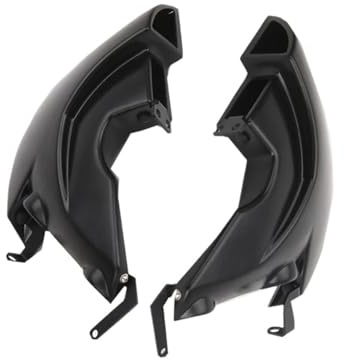 Raffreddatore pinza freno Condotti di raffreddamento dell'aria del sistema frenante Pinza Ruota anteriore Pannello laterale adatto per Yamaha YZF-R1 2023 2022 2021 2020(Black)