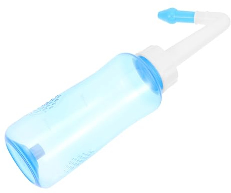Warmhm Bouteille de Rinçage Nasal pour Lavage Du Nez Apaisant Kit Irrigation Manuelle Adapté Hommes et Femmes Nettoyage Quotidien et Soin Saisonnier des Sinus