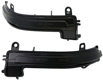 Spiegelblinker Dynamische,Dynamische Blinker 2 STÜCKE Dynamisches Lenksignal Rückansichtspiegel Angibt Blitzsitz Verwendung Passend Für BMW F20 F30 F31 F21 F22 F23 F32 F33 F34 X1 E84 1 3 4