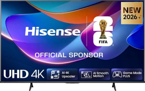 Hisense 43A69S - Smart TV 43 Pollici LED 4K DVB-T2 HEVC/H.265 Wifi Nero Classe Energetico E