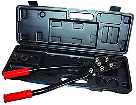 DIPRA - Coffret Pinces à Sertir pour Tubes PER et Multicouche - Mâchoires Ø12 / Ø16 / Ø20 / Ø26 mm - Valise de Rangement Incluse
