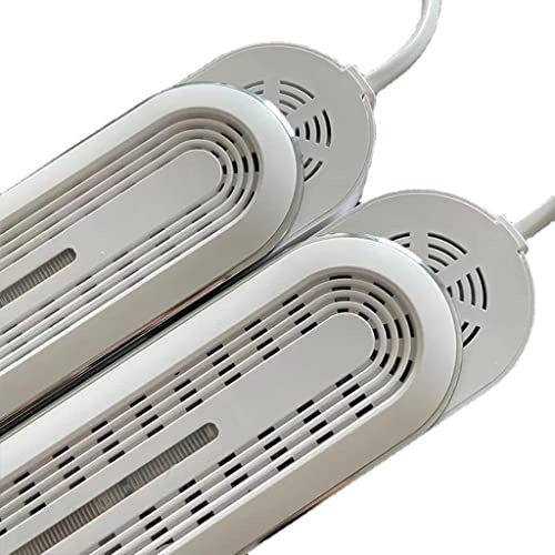 SHATONG Schuhtrockner Tragbarer mit 5 Modi Timer Funktion,Teleskopisch Elektrisch Stiefeltrockner,Elektrischer Schuhwärmer mit UV-Lich Winter-Essentials Für Zuhause(Weiß)