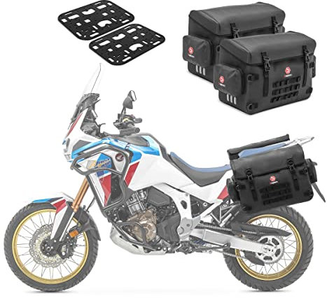 2X BPW Seitenkoffer für BMW F 750/700 GS + 2X Halteplatte Kofferträger