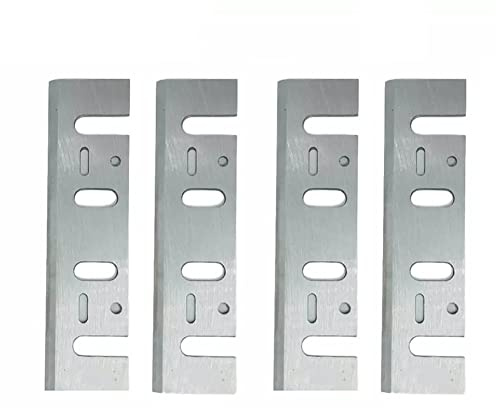 qinggw Lama per pialla HSS 4 Pezzi da 110 mm per 1911B 1912B 1002BA, Strumento per pialla elettrica Interskol 110x29x3 mm