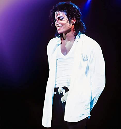 LBMED Leinwand Bilder Kunst Michael Joseph Jackson Amerikanischer Popsänger Michael Jackson für Raumdekoration Malerei Poster Druckt Gedruckte 19.7x27.6(50x70cm) Kein Rahmen