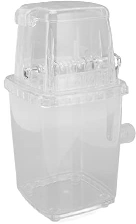 TOPINCN Trituradora de Hielo Manual, Trituradora de Hielo Máquina de Cono de Nieve Máquina de Hielo Raspado Portátil Trituradora de Hielo Operada con Manivela para la Cocina Casera Hacer Bebidas
