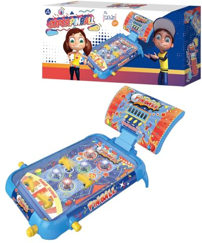 TACHAN - Pinball Efecto luz y Sonidos - con Marcador Digital - Juguete para niños - Medida 35X5X21 cm (CPA Toy Group 746T00872)