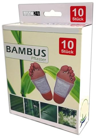 24x10 Fußpflaster Bambuspflaster Fußpads Bambus Pflaster Foot Pads Patches