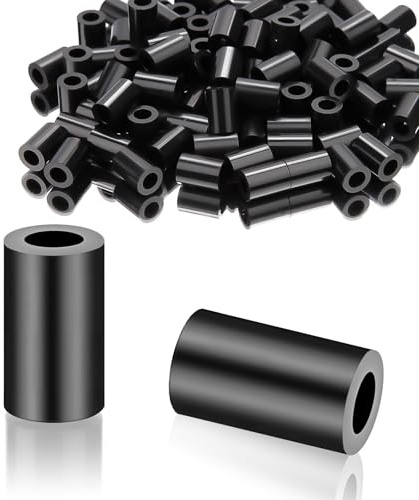 SWTYExt 100 Pezzi Spessori in Gomma M4-7X8 mm ABS Distanziatori Distanziali Rondelle Plastica Boccole Teflon Rondelle in Teflon Spessori in Plastica Gomma per Motori Macchinari Automobili