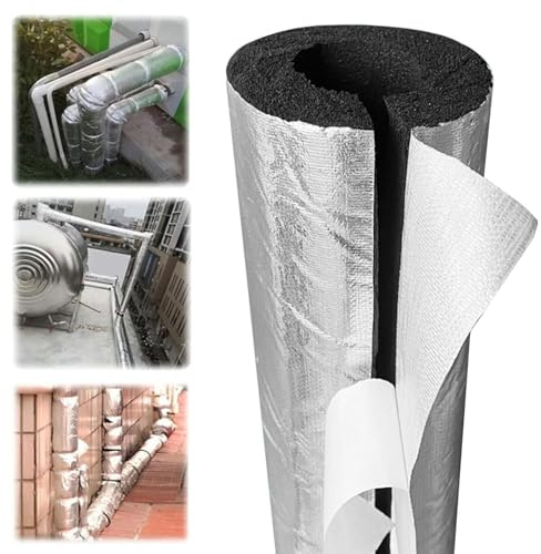 95cm Länge Rohrisolierung Selbstklebende Schaumstoff Schlauch Außenbereich Rohre Isolierung Rohrleitung Dämmung 20 mm 30 mm Wandstärke(TK 30mm (1.2),ID 110mm (4-1/3))