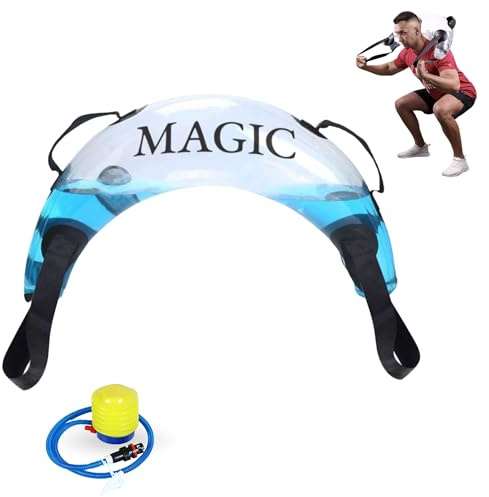 Saco Peso de Entrenamiento. Bolsa Bulgara. Bolsa de Agua para Fitness. Aqua Power Bag 5-17 Kg. Bolsa de Agua Peso Ajustable y Portátil, para Entrenamiento de Fitness, Equilibrio, Fuerza, Pesas, Yoga