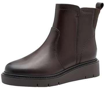 TAMARIS Dam Comfort Boot Flat halvlång stövel, espresso, 38 EU, espresso, 38 EU