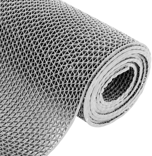 CROWNSHOP 1PC Rubber Mat Non Slip Drainage Floor Mat Heavy Duty | Non Slip Rubber Drainage Mat – Heavy duty waterproof design provides safe flooring solution for garage, bathroom and outdoor