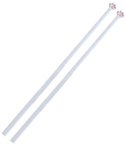 Bacchette con zampe di gatto, bacchette riutilizzabili con zampe di gatto, 15 cm