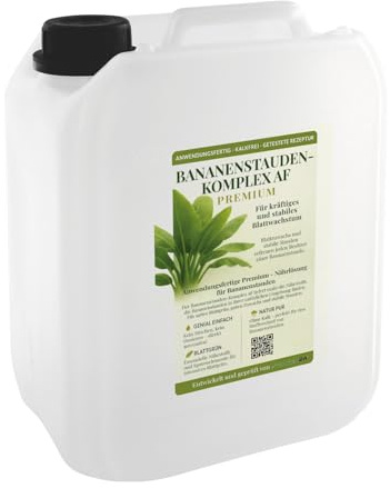 GREEN24 Bananenstauden-Komplex AF- 5 Liter anwendungsfertiger kalkfreier Spezialdünger für Bananen, Strelitzien & andere Tropenpflanzen