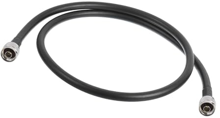 Coaxial Cables， 1Pcs 15FT Cables 400 Type N Male to Low Loss Cable Extension Jumper for Cell Phone Signal Booster,Amplifier,Antennas,SWR Met Black(3.2FT)