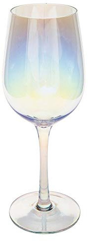Secret de Gourmet - Lot de 6 Verres à vin irisé 38 cl collection Fantasy
