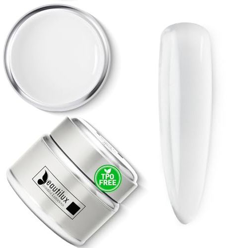 Beautilux Rosa Aufbaugel, 50g Hartgel Aufbaugel für Gelnägel für gelnägel zur Nagelverlängerung und Modellage (2021BHB50-01)