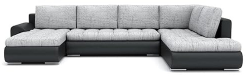 Wohnlandschaft Tokio II mit Schlaffunktion! Best Wohnlandschaft! Eckcouch mit Bettkasten! HIT! (LAWA 09 + Soft 11 RECHTS)