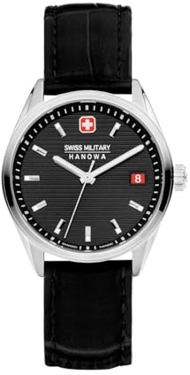 Swiss Military Hanowa Roadrunner Lady Damenuhr mit Echtlederband oder Metallband Saphirglas