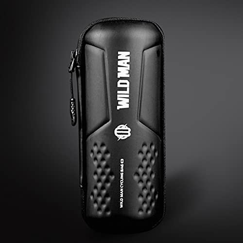 HUIOP Bike Storage Bag with Zipper Waterproof PU Front Frame Pouch Bicycle Tool Kit Bag for Water Bottle Holder