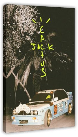 BSapp Travis Scott Cactus Jack Jackboys Poster Canvas Poster Bedroom Decor Sports Landscape Office Room Decor Gift08x12inch(20x30cm)