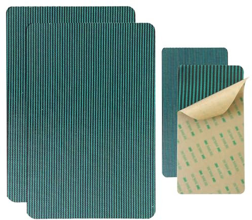 Pool Sicherheitsabdeckungs Patches Winter-Poolabdeckungen Patch Kit Grün, 4x8in & 8x12in Pool Große Sicherheitsabdeckung Reparaturset Selbstklebend, Reparaturset für rechteckige/runde Abdeckungen ( Co