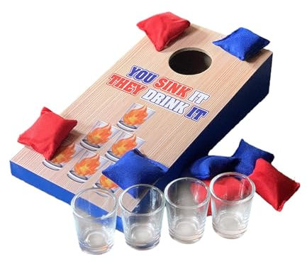 Cornhole Toss Interactive Sport Holz Outdoor Männer und Frauen Sandsack Wurfspiel Frühes Lernspielzeug Wurfspiele Partyspiel