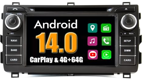 RoverOne Auto Multimedia System für Toyota Auris 2013 2014 2015 mit CarPlay Android Auto Stereo GPS Navigation Radio Bluetooth