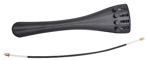 ibasenice Cello Zubehör Metall und Abs Saitenhalter mit 4-loch Cello Tailpiece Installieren und Auszutauschen für Professionelle Spieler und Enthusiasten