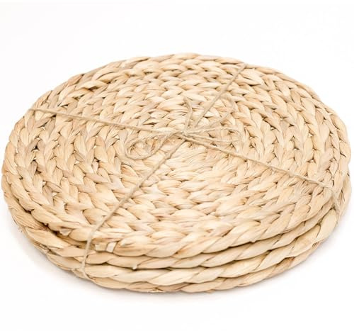 Tischsets aus geflochtenem Seegras, 4 Stück (XL)