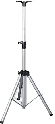 Hhmmei2024-23 Boxenständer Lautsprecherständer Bodenständer Lautsprecherhalterung Audio Stativ Professionelles Dreieck Tablett Regal KTV Bühne Kartenpaket Rack Metall für Heimkino und Studio(B)