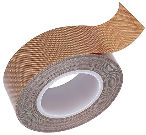Fafeicy PTFE-Bandrolle, Hochtemperatur-Klebstoff, Dichtung, Isolierung für Vakuumierer (Dicke 0,25 * Breite 19 mm * Länge 10 m)