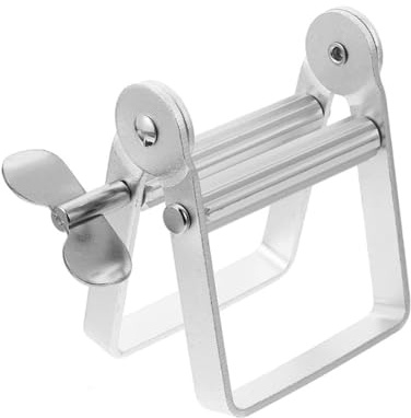 Qerwsdty Zahnpasta-Quetscher, Rotierender Zahnpasta-, Tubenquetscher, Edelstahl-Quetscher