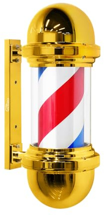 WDZD Mini 40 cm Dorado Poste Barbero Barber Pole