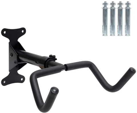 lisetar Fahrrad Wandhalterung, Ausziehbare Fahrradhalterung Wand, 25kg Tragfähigkeit, 360° Drehbar Fahrradständer für Garage und Zuhause, Platzsparend, Robustes Design, 1 Stück
