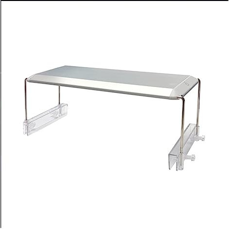 Aquariumlicht Amphibische Aquarium Clip Licht Aluminium Legierung Halterung Led Wasserdichte Wasserpflanzen/Meerwasser Korallen Spezielle Aquarium Beleuchtung 9W für Aquarium(77CM_A)